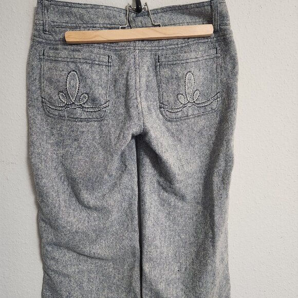 Prana Blue Textured Capri Pants Size 4 - Picture 7 of 7